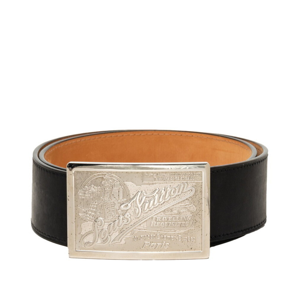 Louis Vuitton Ceinture Jeans Belt, Size: 85 (34), M6812, Black Leather, Women...